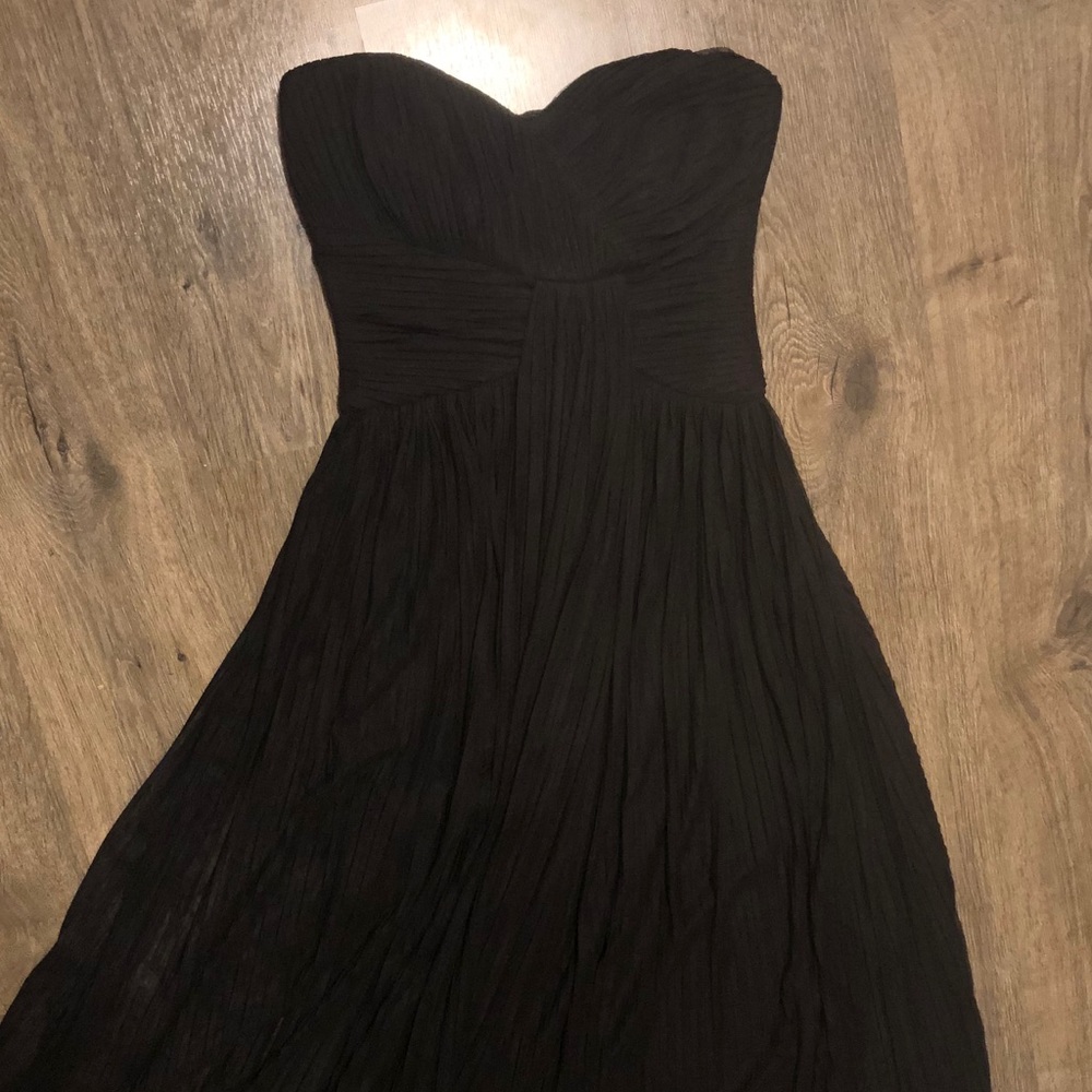 Calvin Klein Long Black Formal Strapless Dress